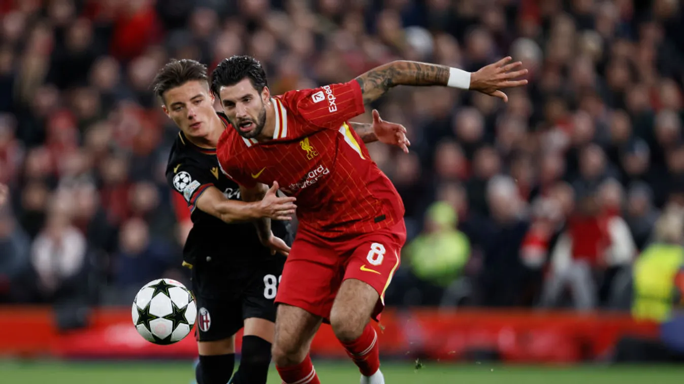 Szoboszlai gólpasszal segítette győzelemhez a Liverpoolt a BL-ben