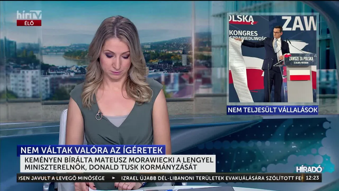 Keményen bírálta Mateusz Morawiecki a korábbi lengyel miniszterelnök, Donald Tusk kormányzását