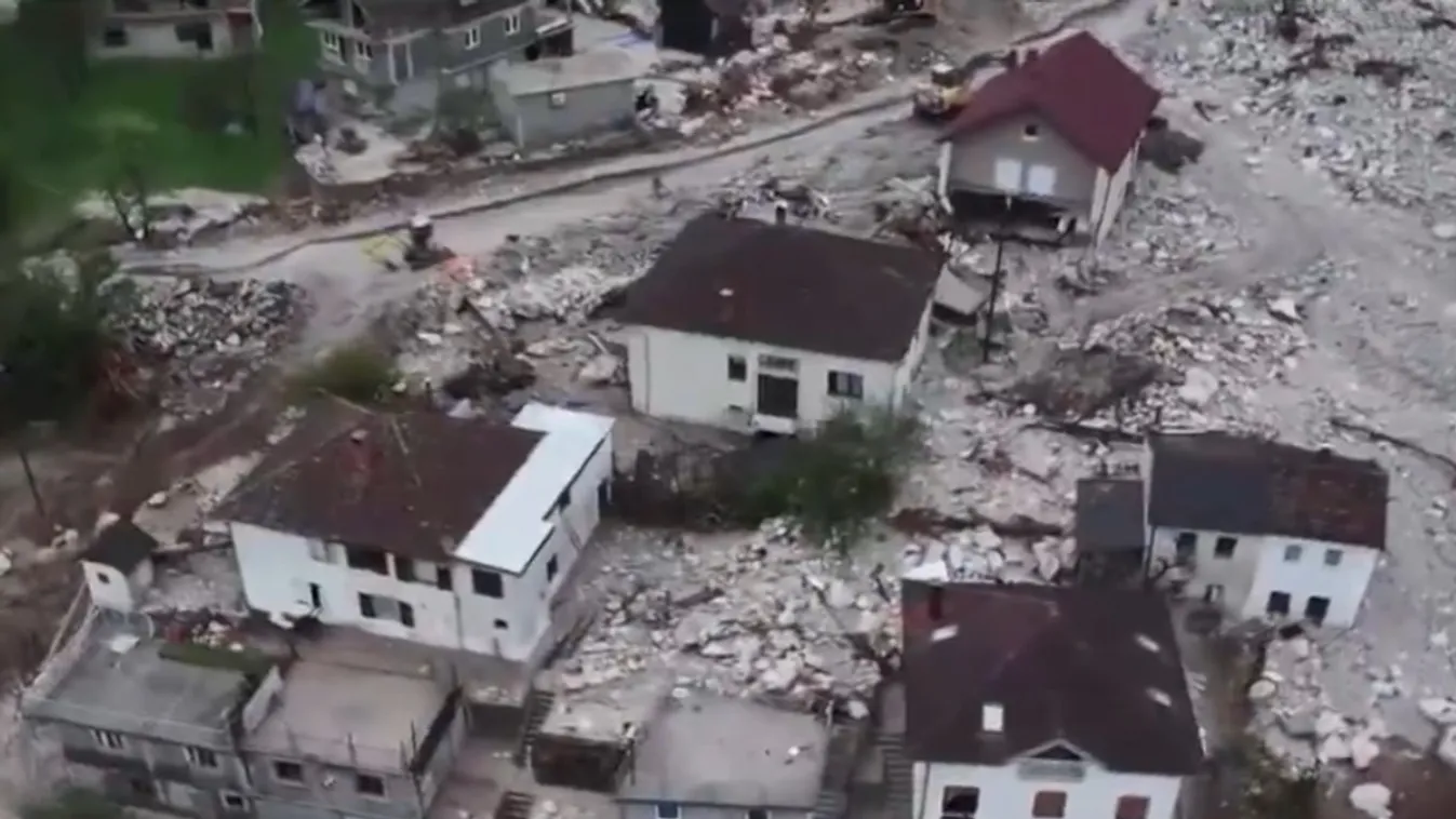 Elérte Bosznia-Hercegovinát a Cassandra-ciklon, Magyarország is küldött segítséget + videó