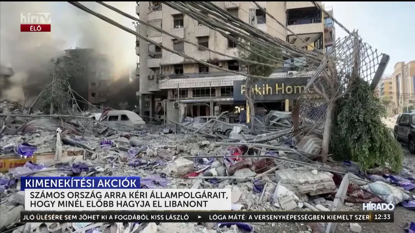 Számos ország arra kéri állampolgárait, hogy minél előbb hagyja el Libanont