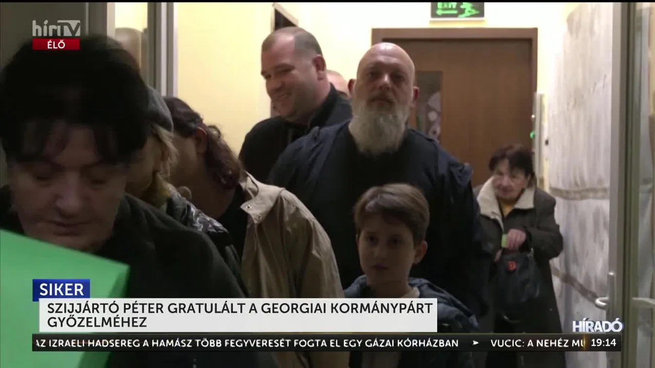 Szijjártó Péter gratulált a georgiai kormánypárt győzelméhez
