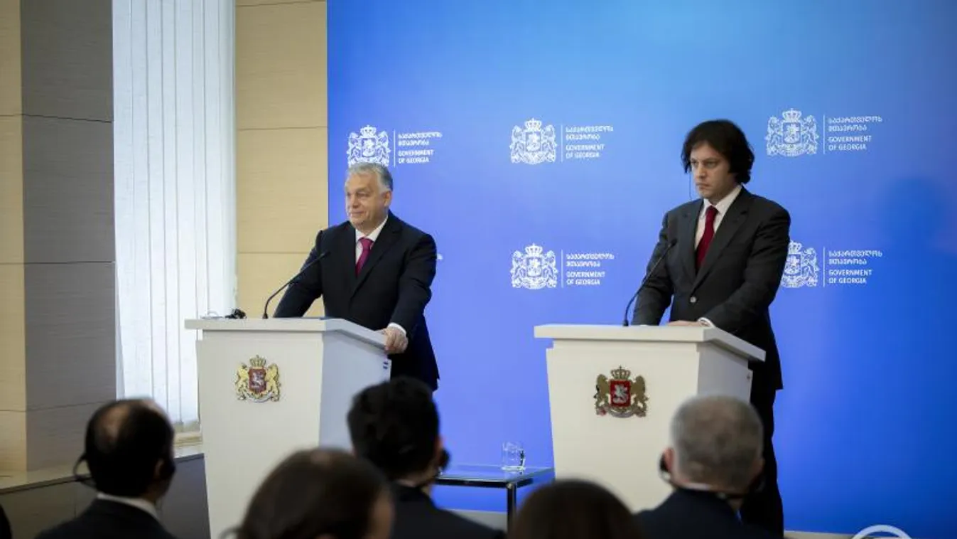 Orbán Viktor köszönetét fejezte ki, hogy a georgiaiak nem engedték, hogy országukból egy második Ukrajna legyen