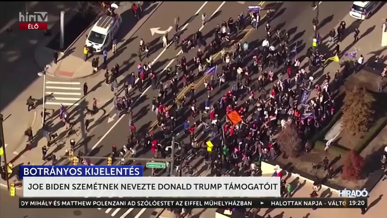 JOE BIDEN SZEMÉTNEK NEVEZTE DONALD TRUMP TÁMOGATÓIT
