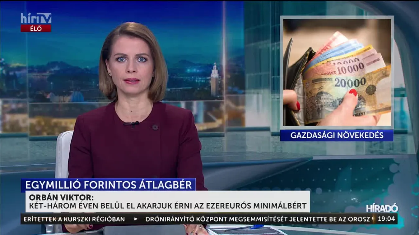 Orbán Viktor: Két-három éven belül el akarjuk érni az ezereurós minimálbért