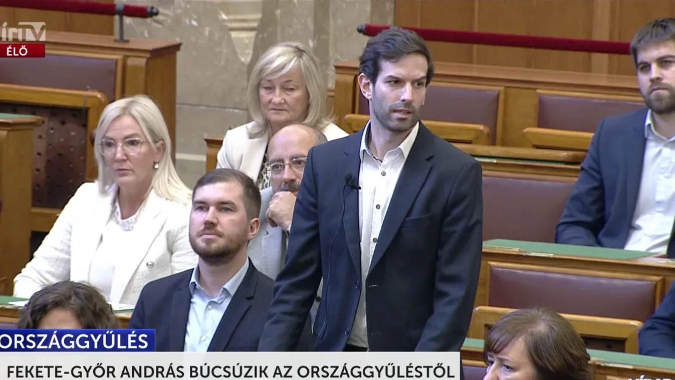 Áldozati pózba vágta magát Fekete-Győr András az Országgyűlésben + videó