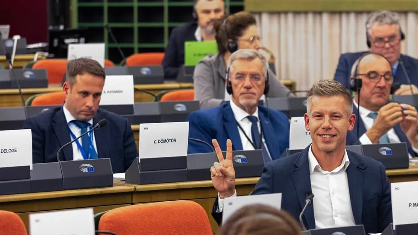 Megfutamodott Magyar Péter, nem mert kiállni az újságírók elé Strasbourgban + videó