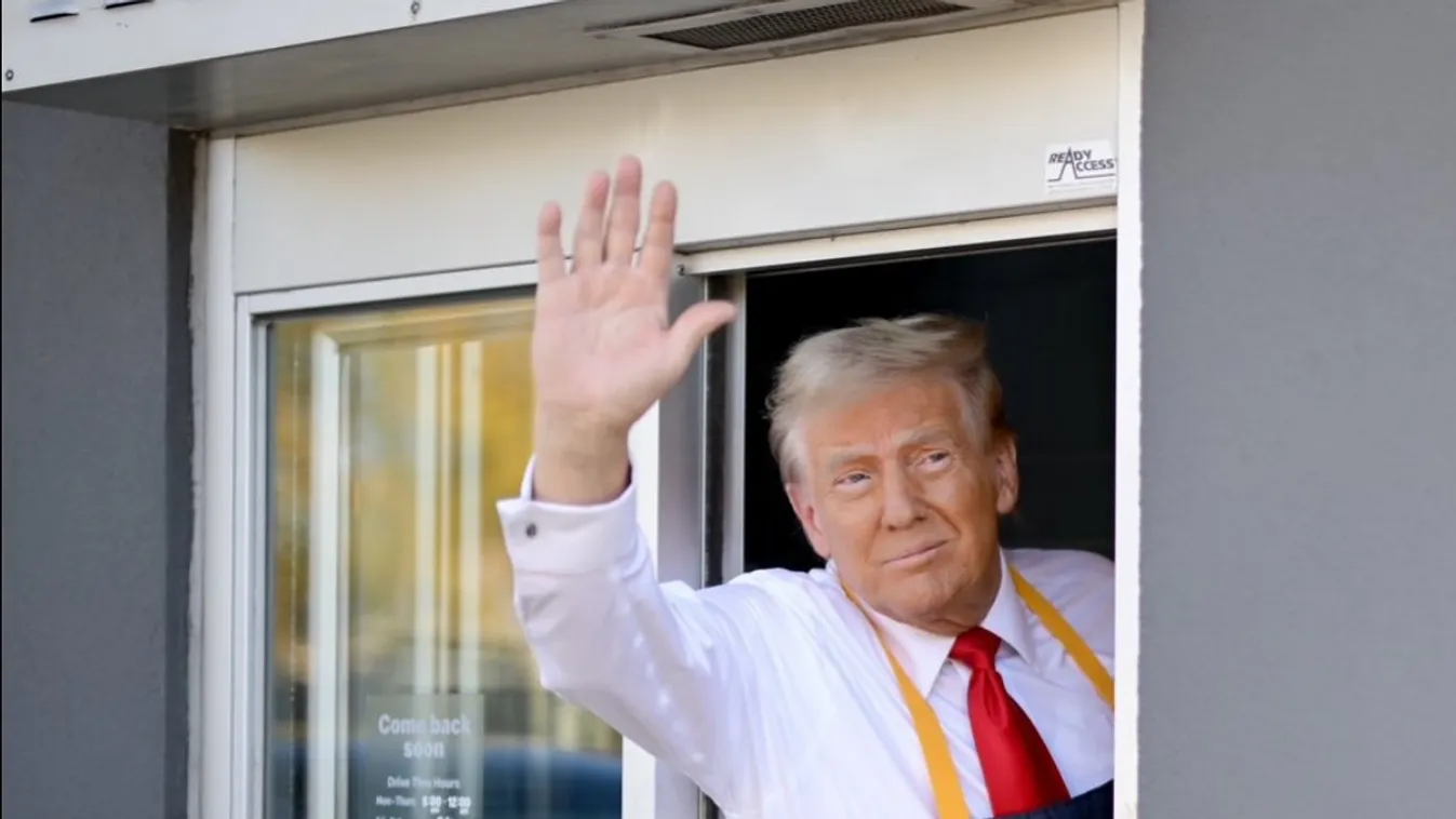 Donald Trump beállt egy McDrive-ba dolgozni + videó