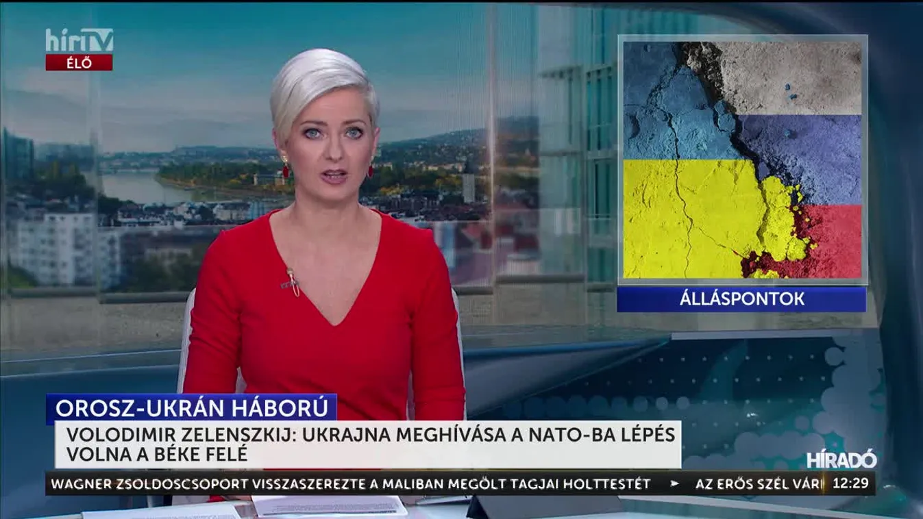 Volodimir Zelenszkij: Ukrajna meghívása a NATO-ba lépés volna a béke felé