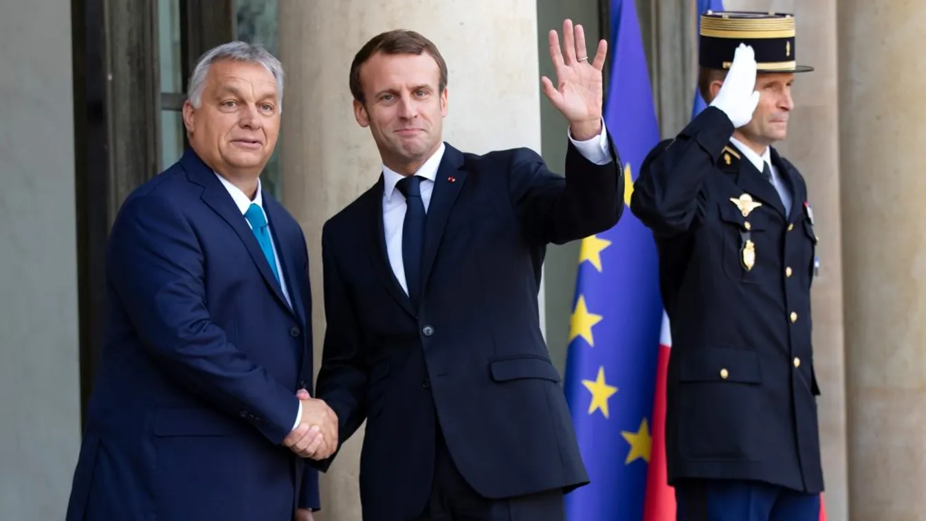 Macronnal találkozik Orbán Viktor