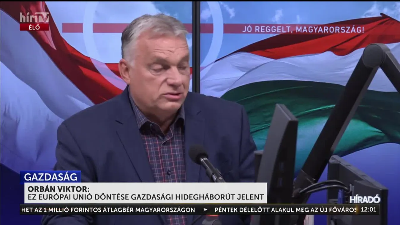 Egymillió forintos átlagbért vár a kormány Magyarországon néhány éven belül