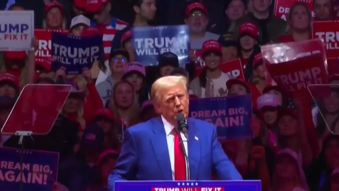 Donald Trump: Ha véget akarsz vetni ennek a katasztrófának, ki kell menned és szavaznod kell + videó