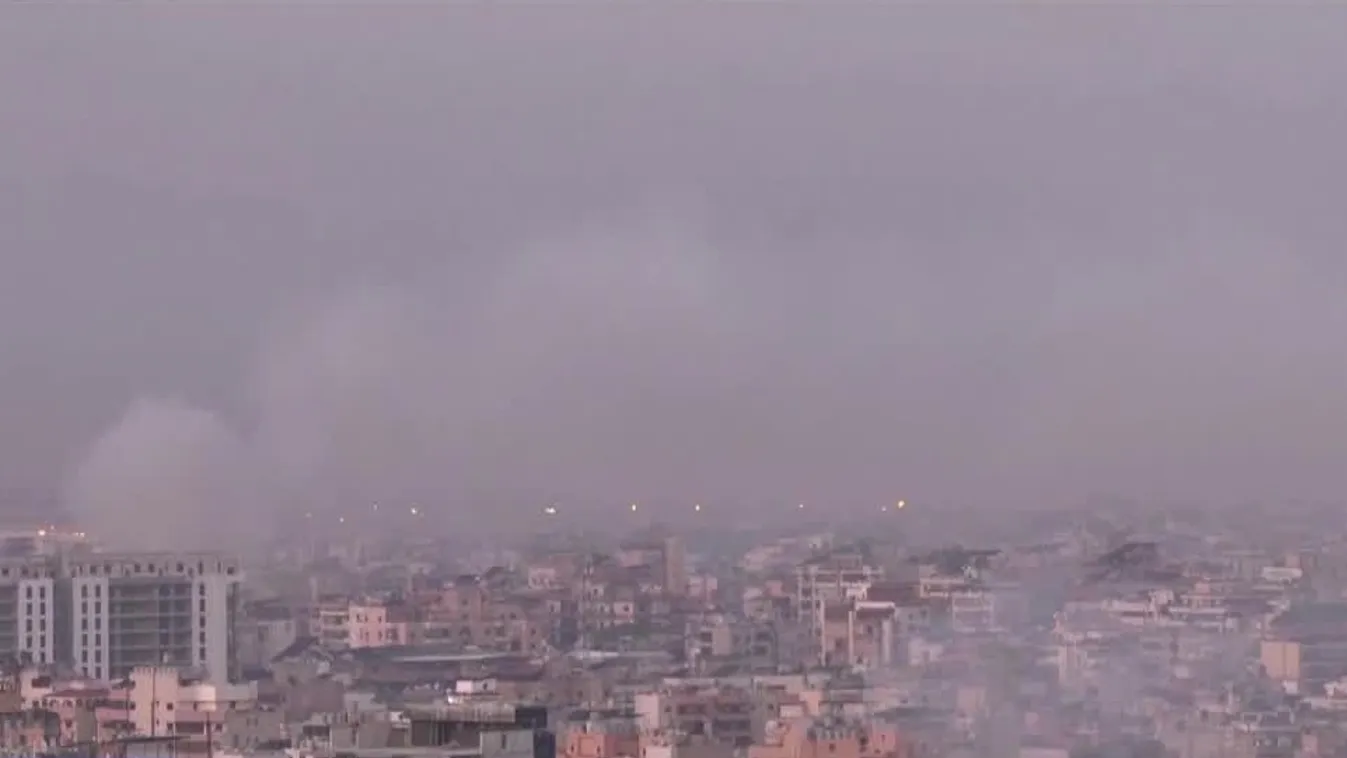 Izraeli bombázás okozott robbanásokat közvetlenül Bejrút nemzetközi repülőtere mellett + videó