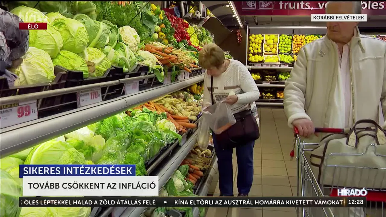 Tovább csökkent az infláció
