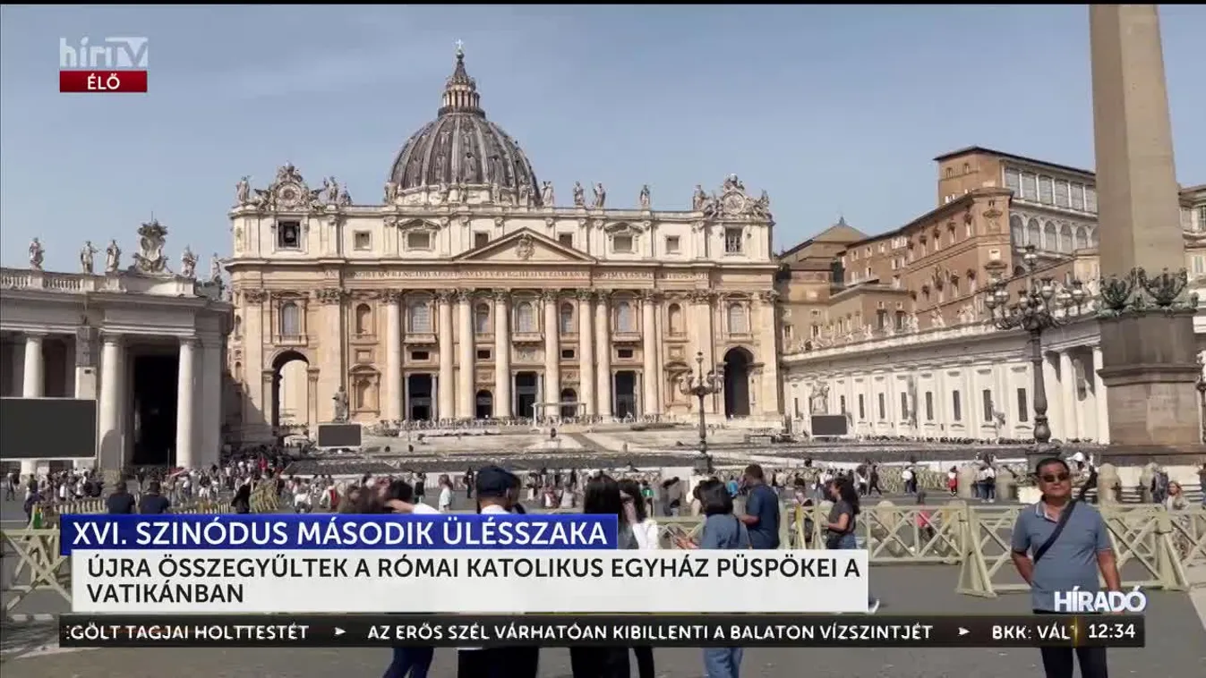 Újra összegyűltek a római katolikus egyház püspökei a Vatikánban