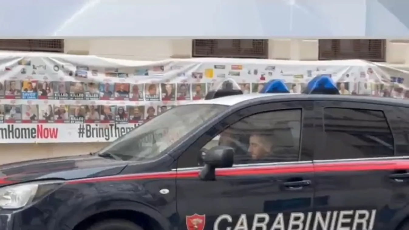 A tiltás ellenére utcára vonultak a palesztin tüntetők Rómában + videó