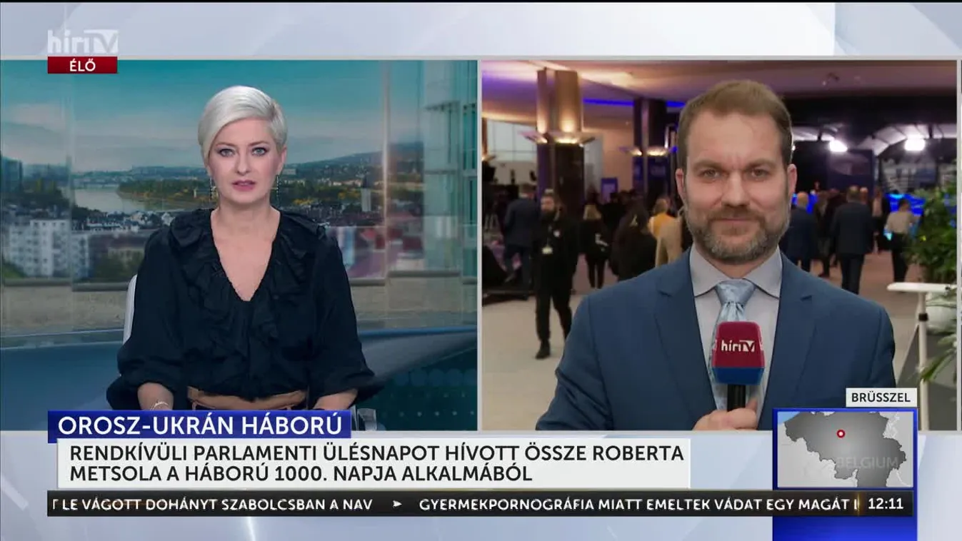 RENDKÍVÜLI PARLAMENTI ÜLÉSNAPOT HÍVOTT ÖSSZE ROBERTA METSOLA A HÁBORÚ 1000. NAPJA ALKALMÁBÓL