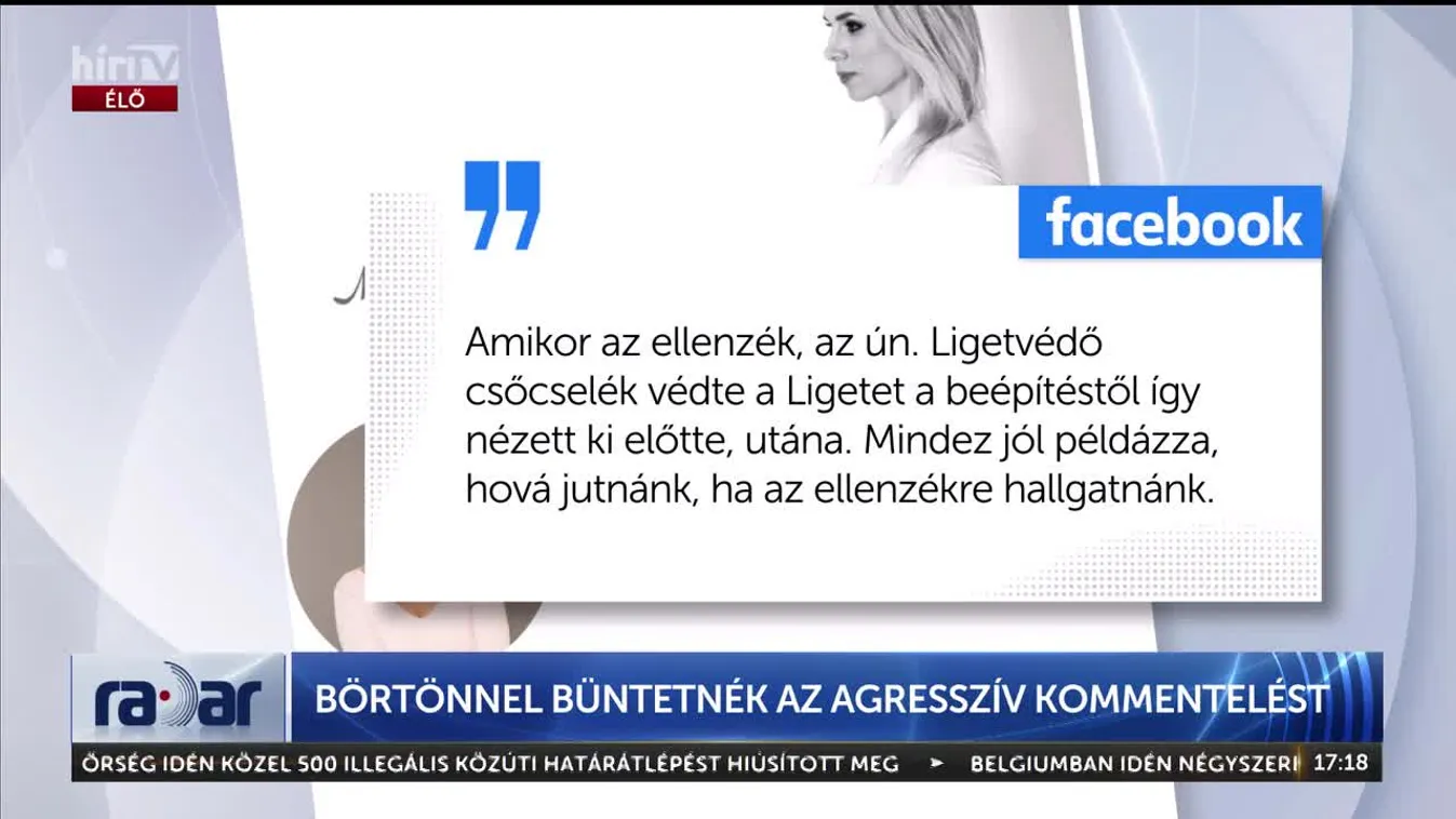 Radar - Börtönnel büntetnék az agresszív kommentelést (2024-11-20)