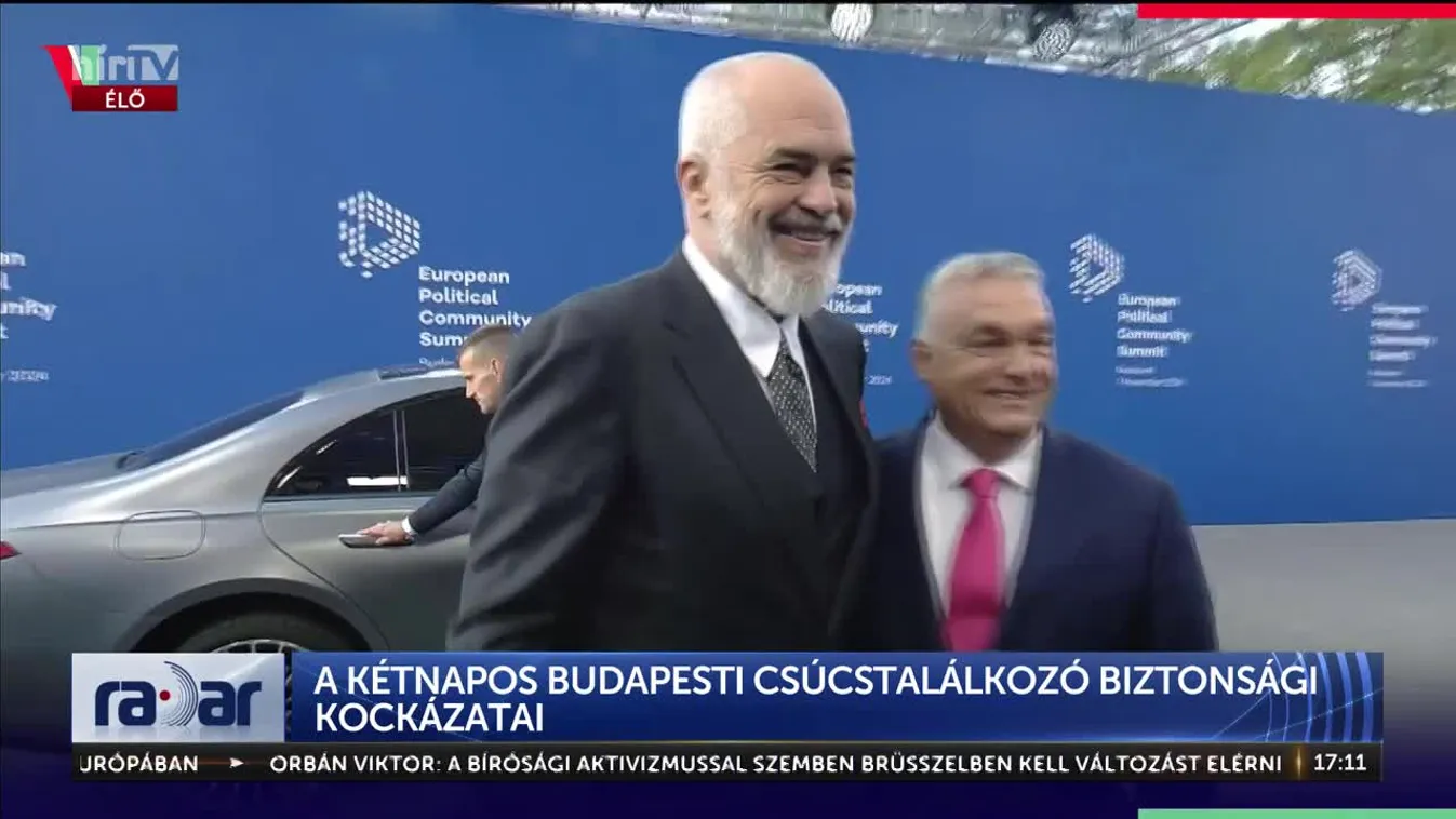 Radar - A KÉTNAPOS BUDAPESTI CSÚCSTALÁLKOZÓ BIZTONSÁGI KOCKÁZATAI (2024-11-08)