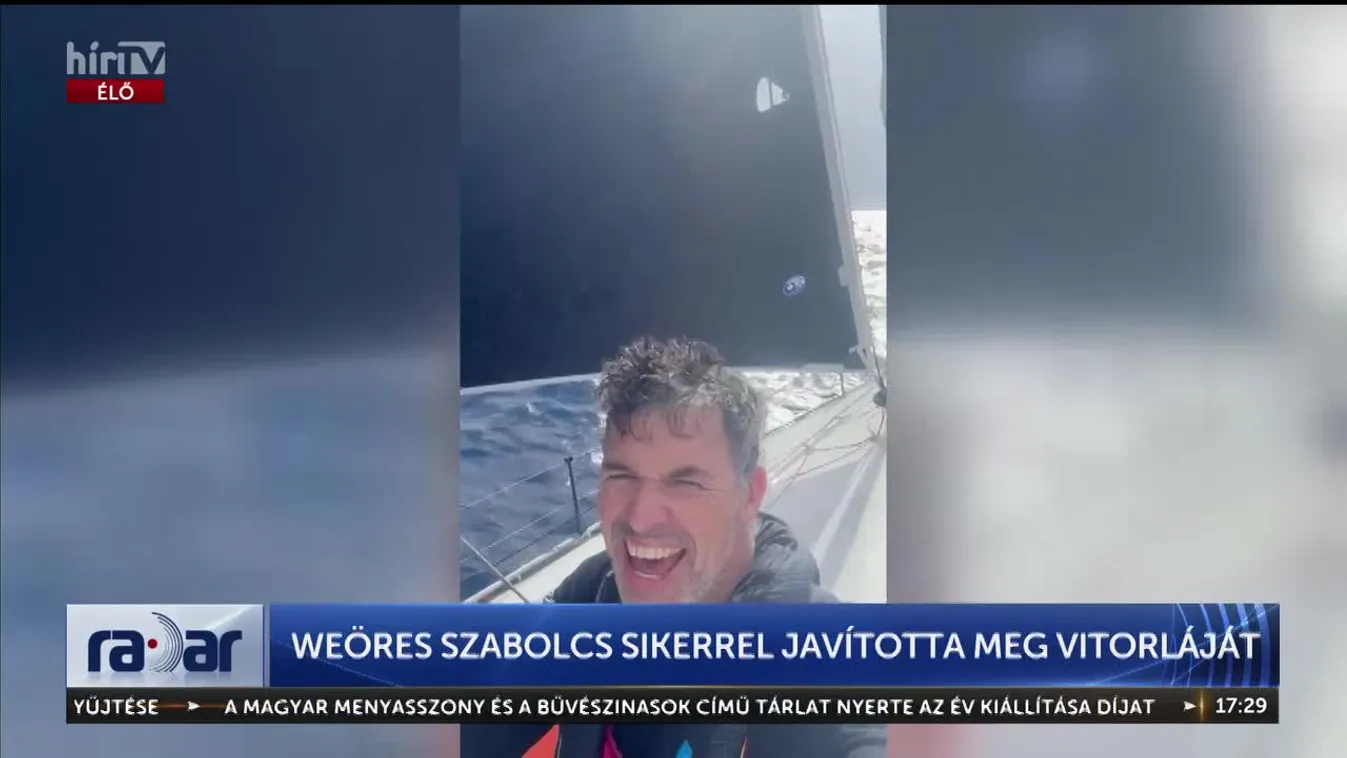 Radar - Weöres Szabolcs sikerrel javította meg a vitorláját (2024-11-19)