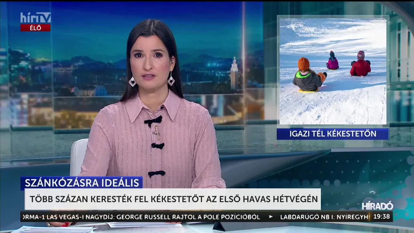 Több százan keresték fel a Kékestetőt az első havas hétvégén