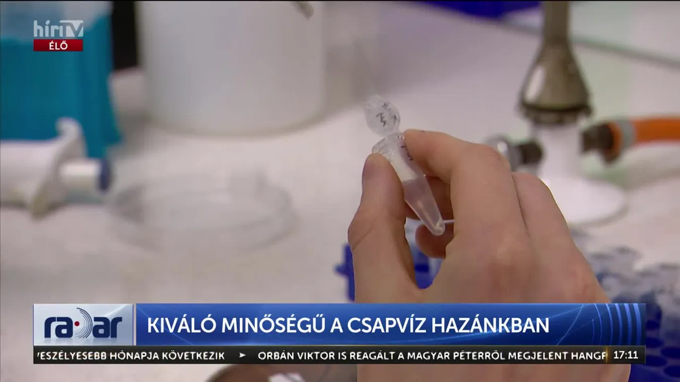 Radar – Kiváló minőségű a csapvíz hazánkban