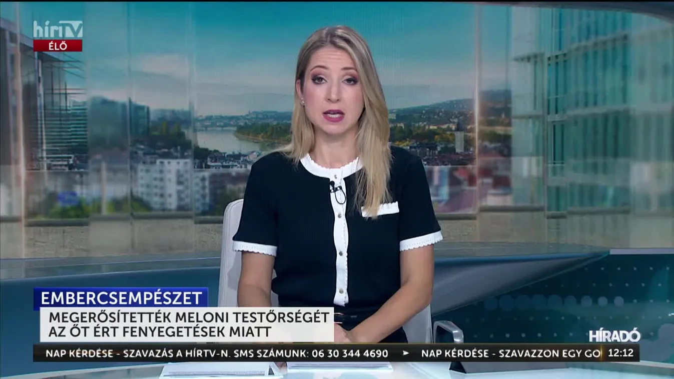 MEGERŐSÍTETTÉK MELONI TESTŐRSÉGÉT AZ ŐT ÉRT FENYEGERTÉSEK MIATT