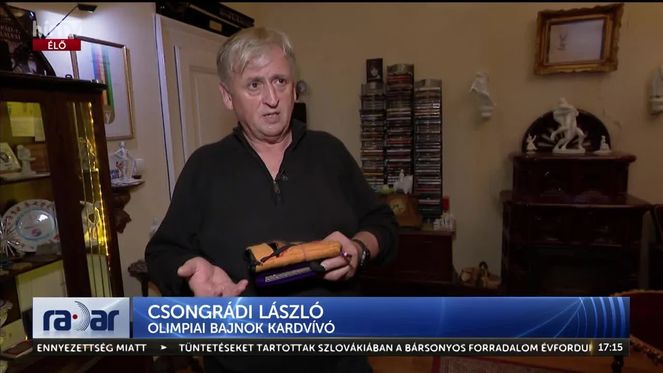 Radar - Könnyek között vette át ellopott olimpiai aranyérmét a magyar sportlegenda