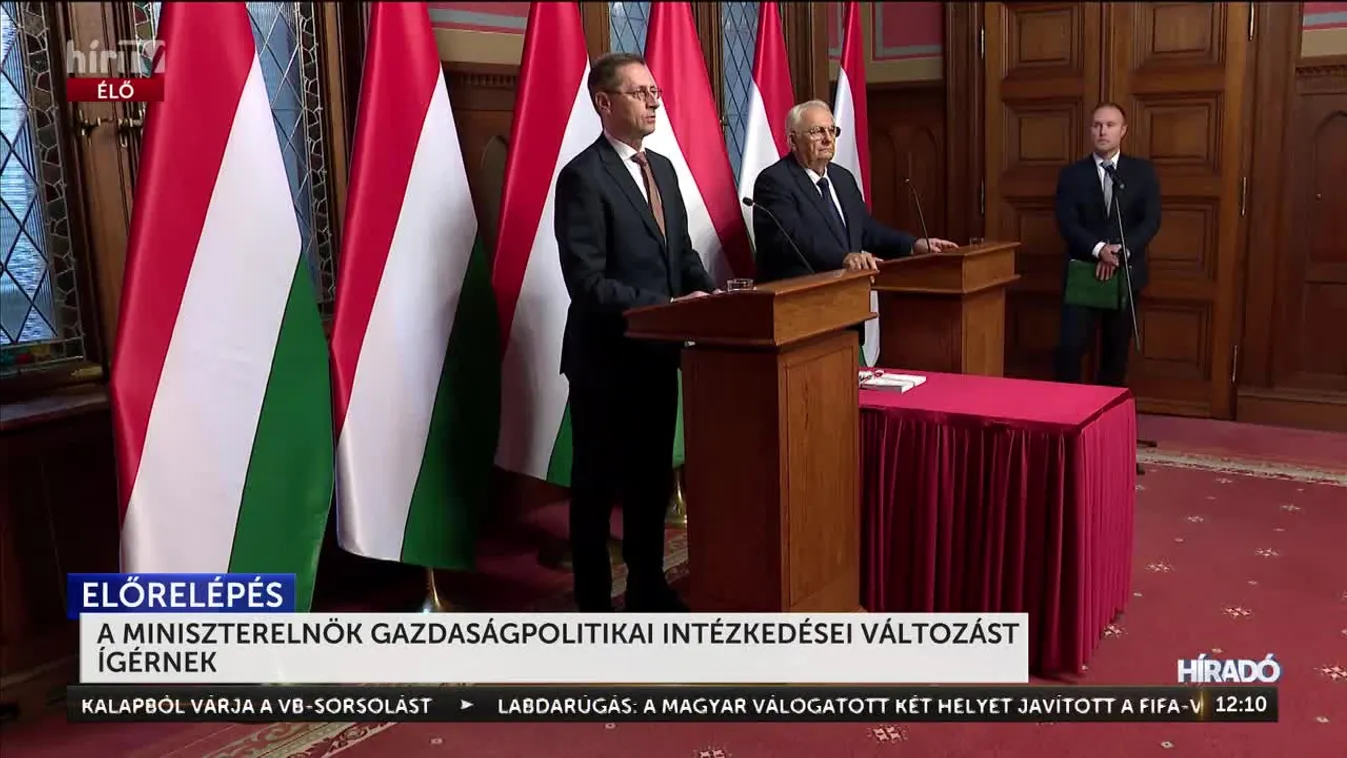 A miniszterelnök gazdaságpolitikai intézkedései változást ígérnek