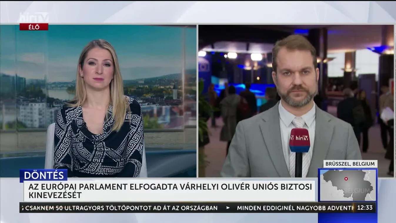 Az Európai Parlament elfogadta Várhelyi Olivér uniós biztosi kinevezését