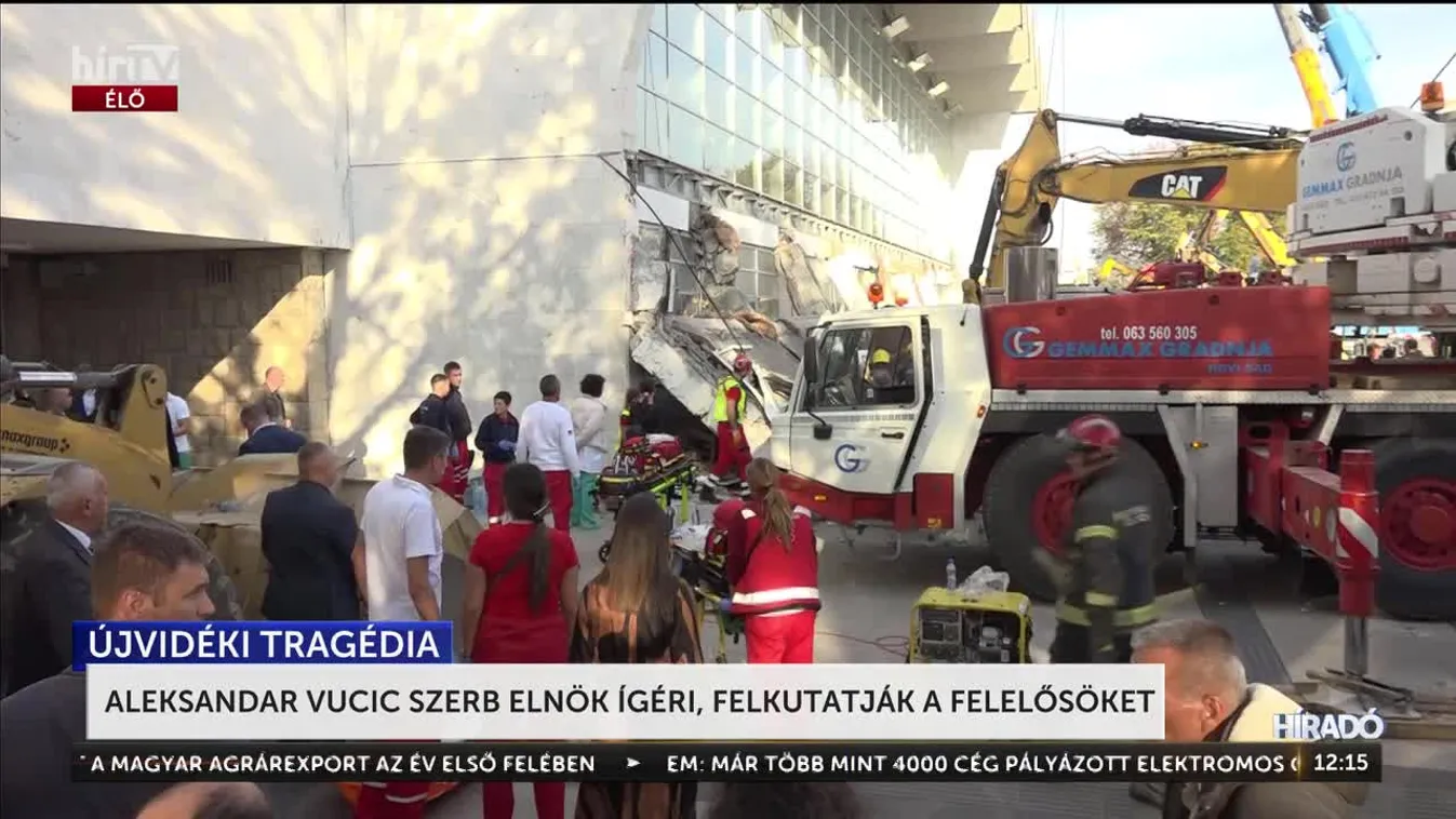 Továbbra is vizsgálják az újvidéki szerencsétlenség körülményeit