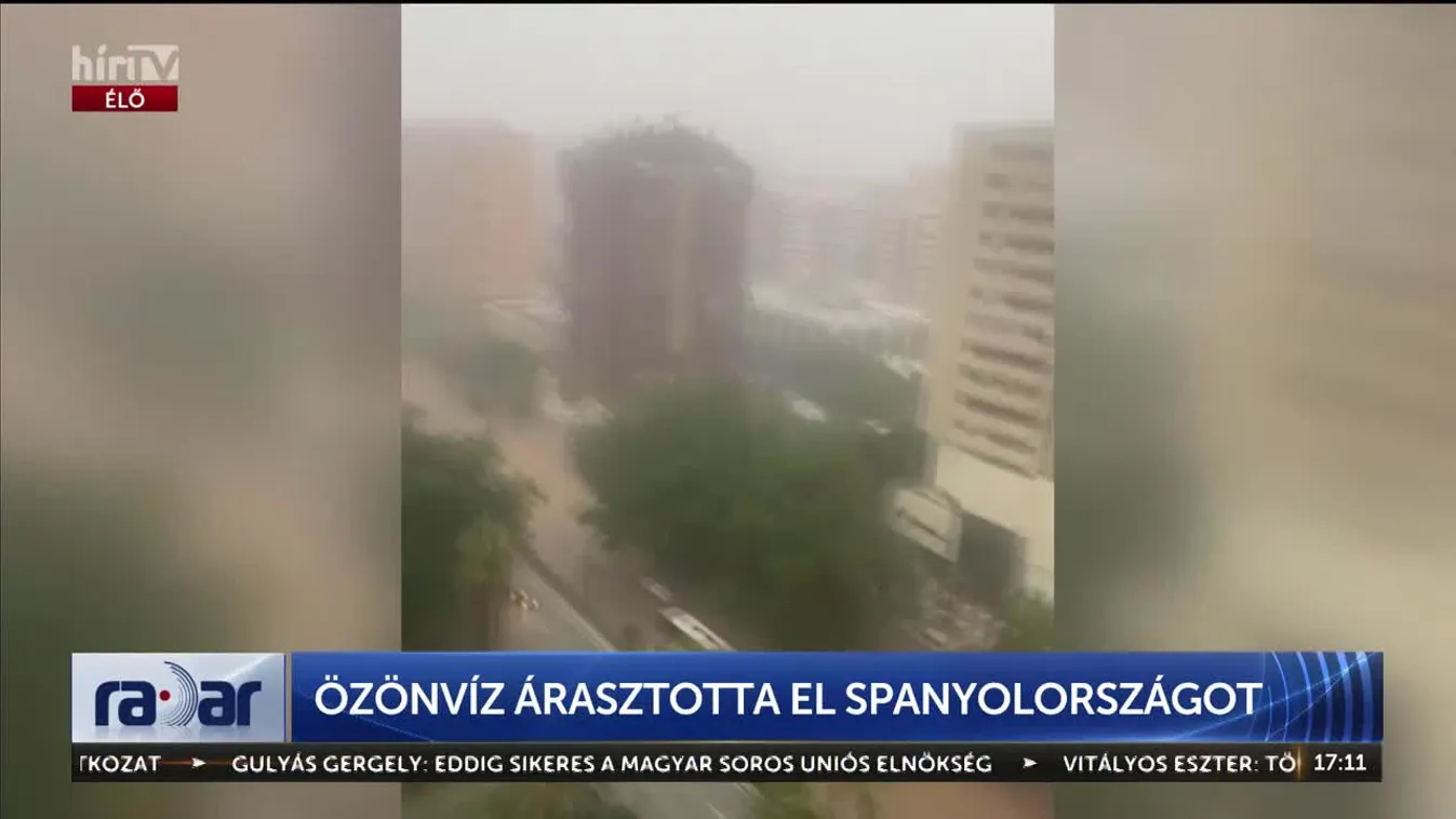 Radar - Özönvíz árasztotta el Spanyolországot