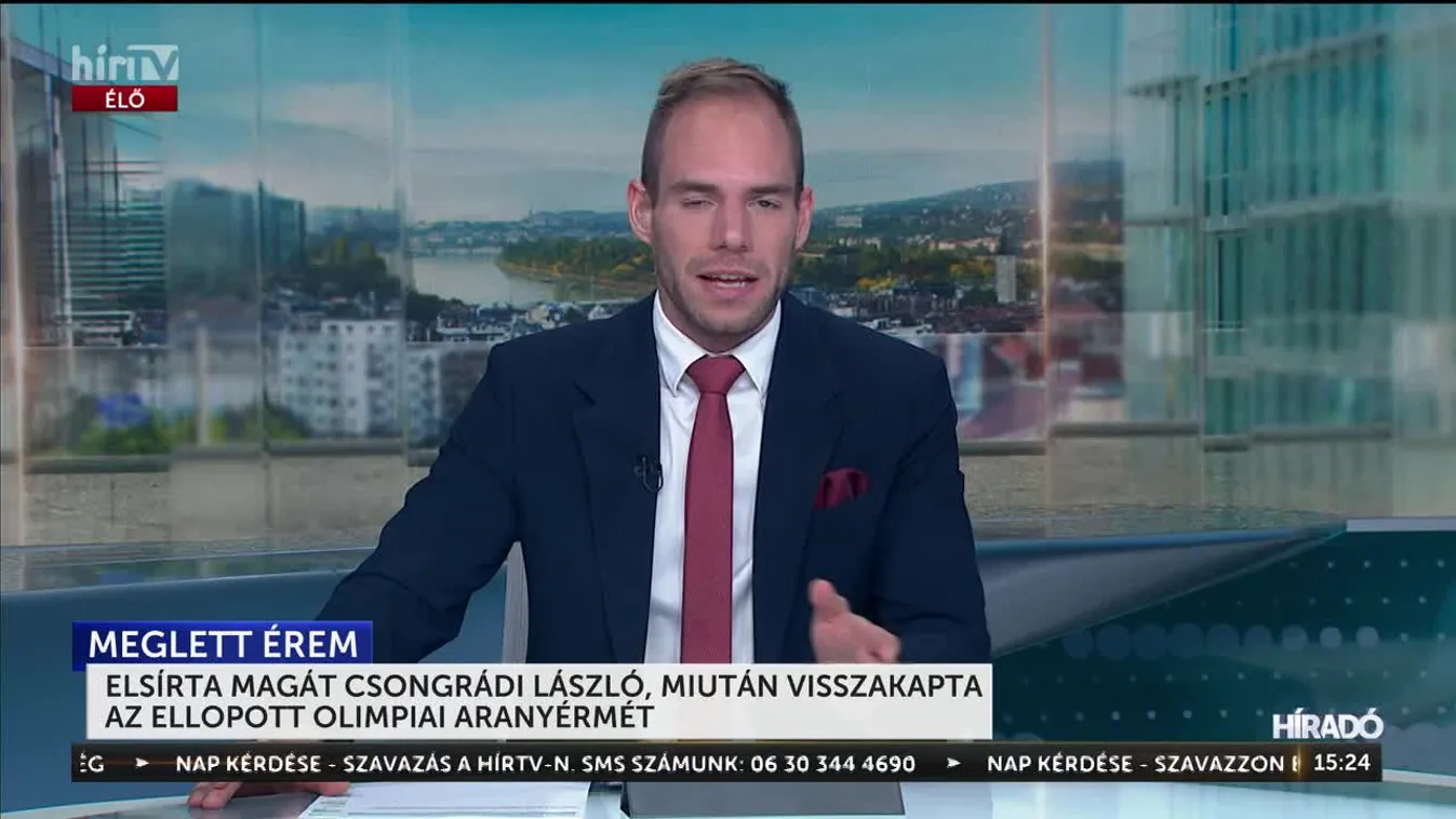 Elsírta magát Csongrádi László, miután visszakapta az ellopott olimpiai aranyérmét