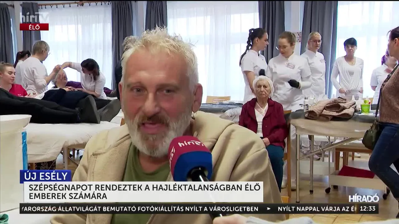 Hajléktalanoknak rendeztek szépségnapot