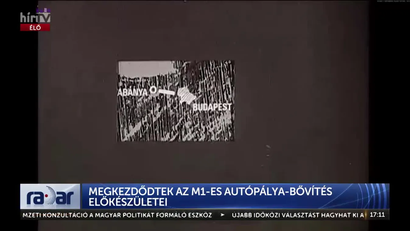 Radar - Megkezdődtek az M1-es autópálya-bővítés előkészületei (2024-12-02)