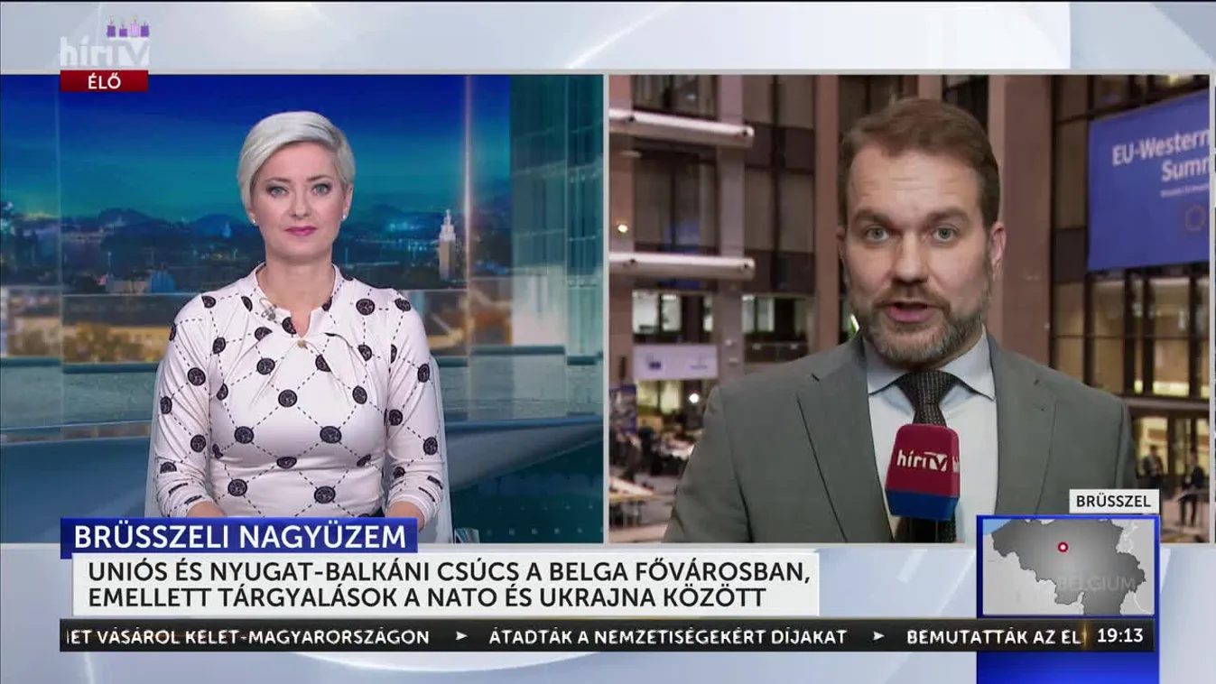 Uniós és nyugat-balkáni csúcs a belga fővárosban, emellett tárgyalások a NATO és Ukrajna között