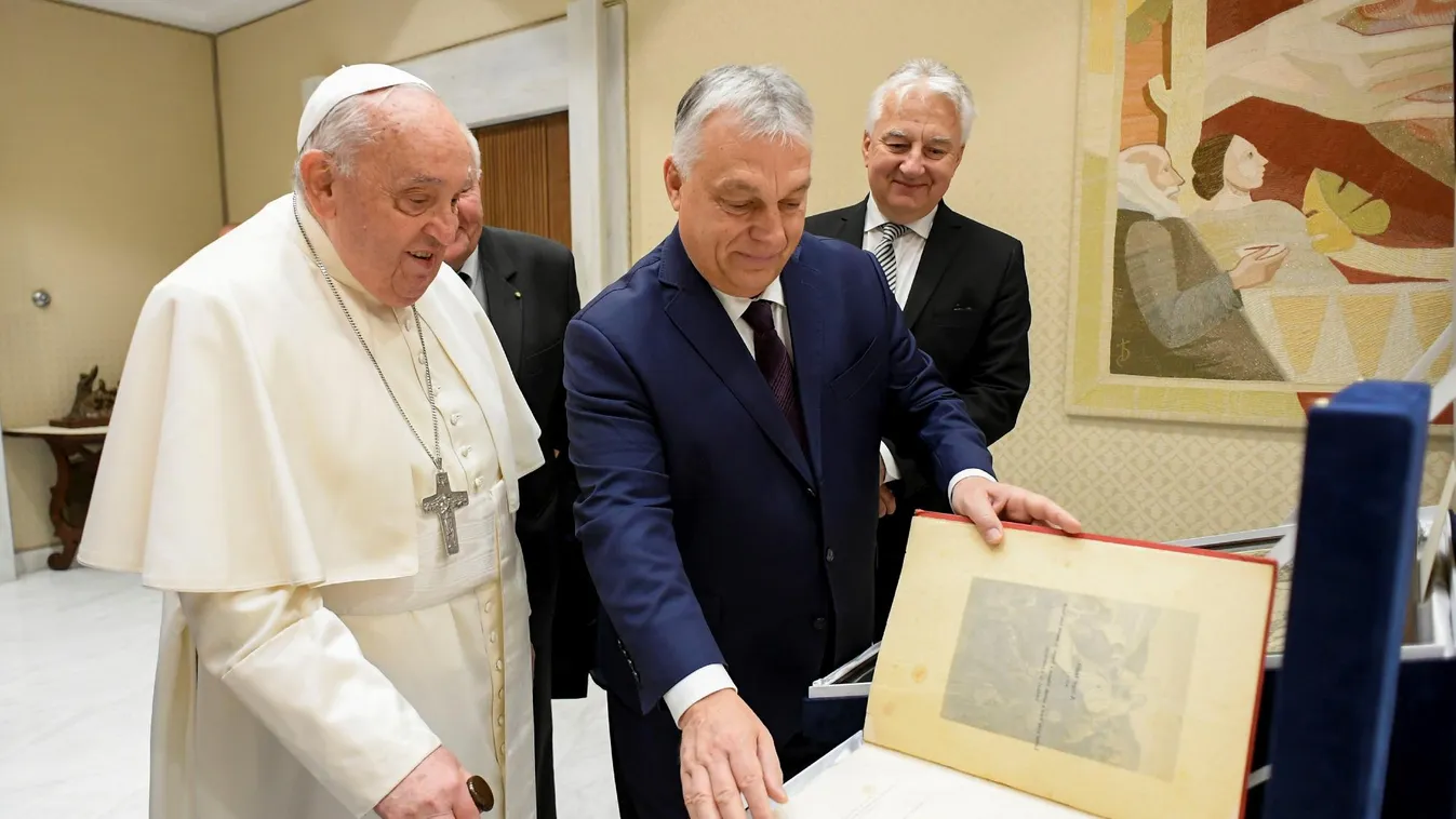 Orbán Viktort fogadta Ferenc pápa  + videó