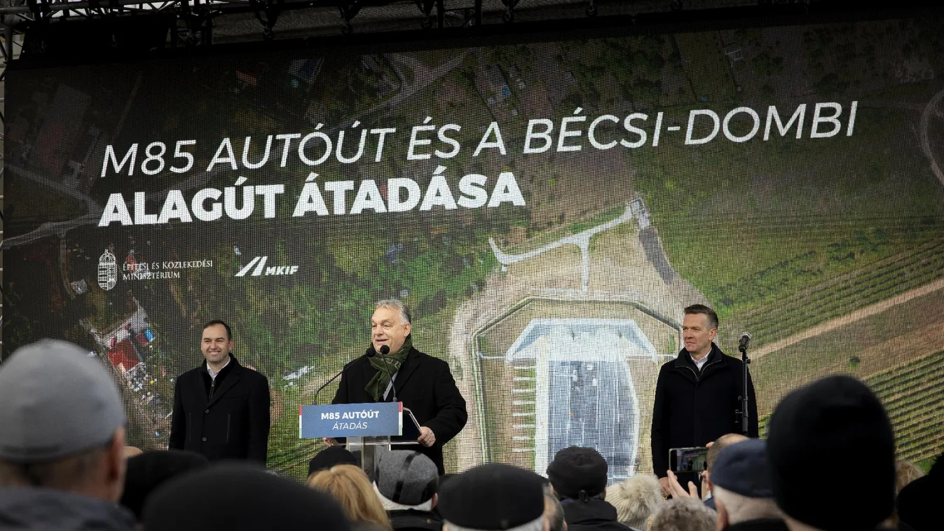 Orbán Viktor: Közvetlen kapcsolat jött létre az osztrák határ és a teljes magyar autópálya-rendszer között  + videó