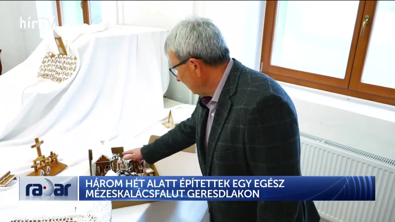 Radar - Három hét alatt építettek egy egész mézeskalácsfalut Geresdlakon