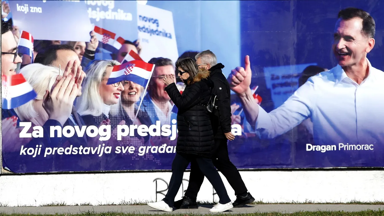 Megvan, hogy kik mérkőznek meg a horvát elnökválasztás második fordulójában