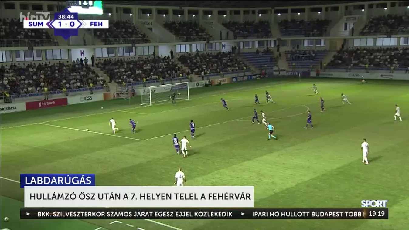Hullámzó ősz után a 7. helyen telen a Fehérvár