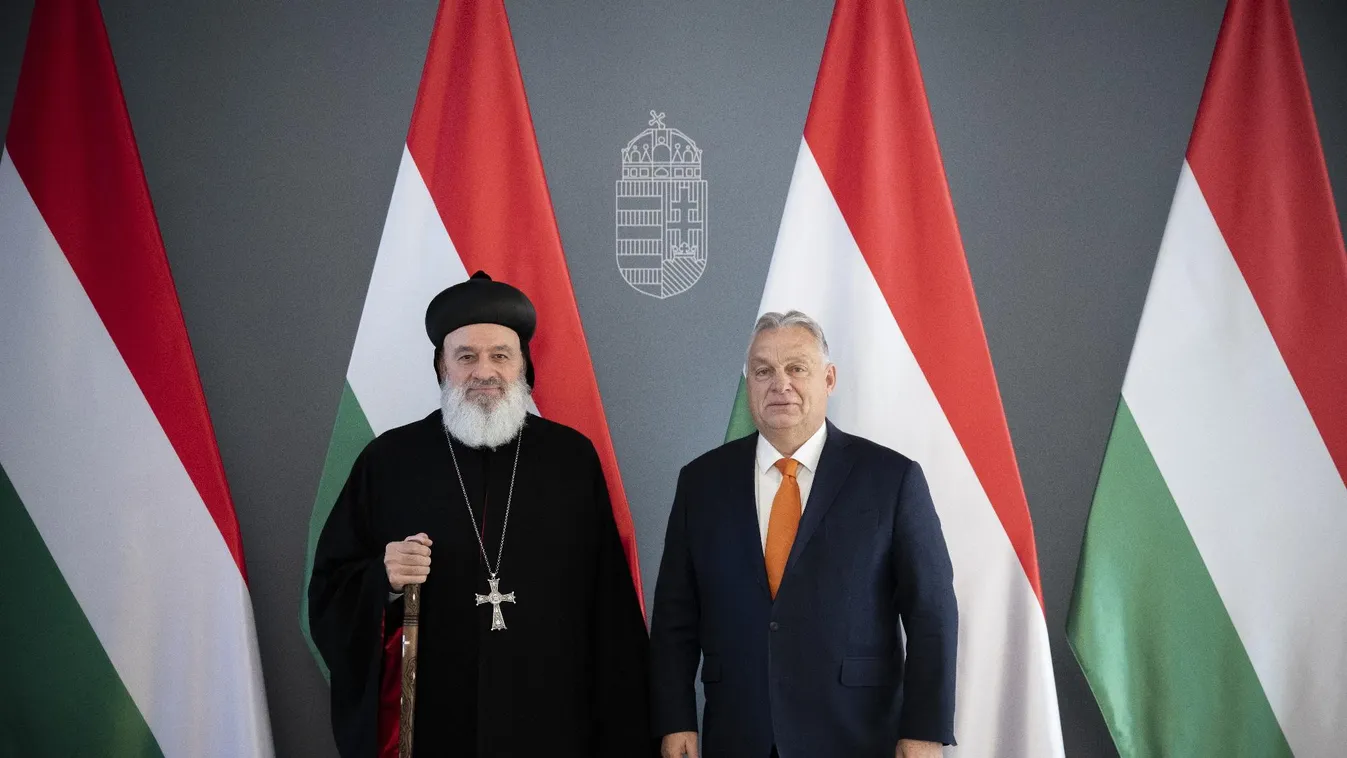 Orbán Viktor a szír ortodox egyház vezetőjével tárgyalt