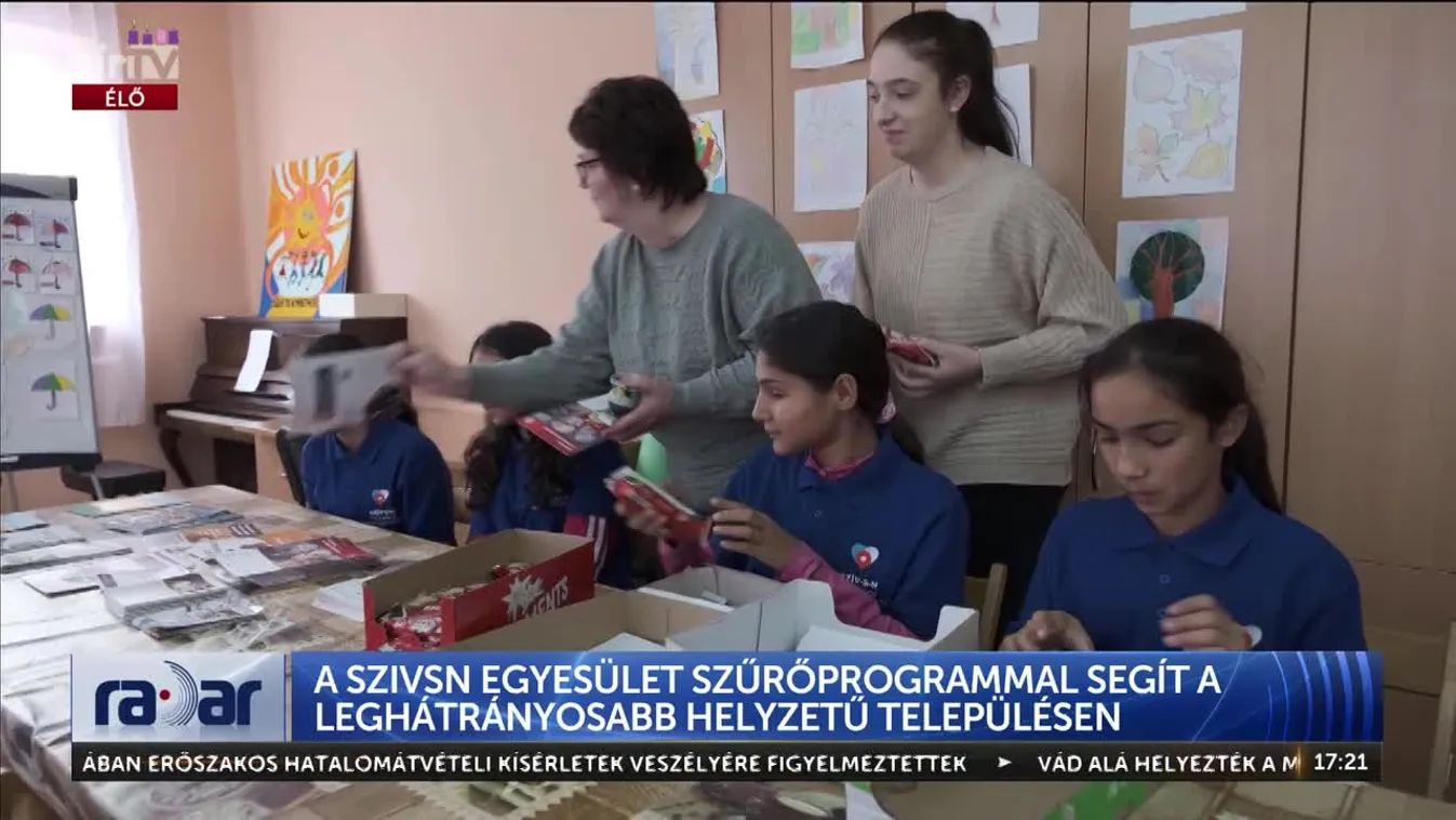 Radar - A Szivsn egyesület szűrőprogrammal segít a leghátrányosabb helyzetű településen (2024-12-11)