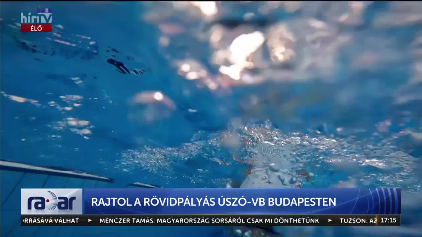 Radar - Rajtol a rövidpályás úszó-vb Budapesten