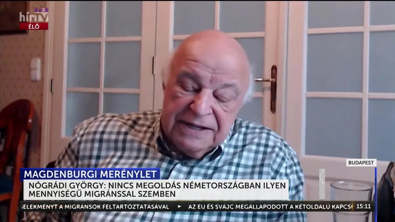 NÓGRÁDI GYÖRGY: NINCS MEGOLDÁS NÉMETORSZÁGBAN ILYEN MENNYISÉGŰ MIGRÁNSSAL SZEMBEN