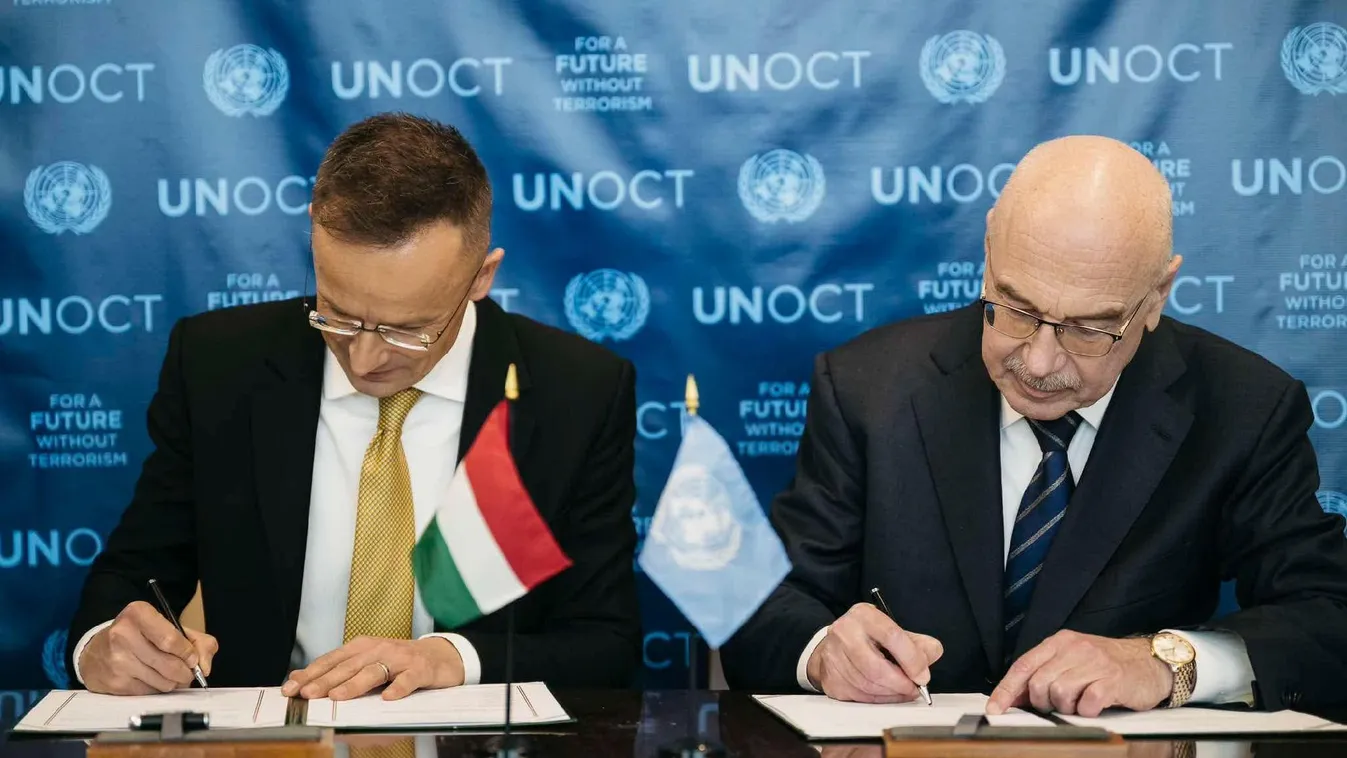 Szijjártó Péter: újabb magyar szakértőket alkalmaz az ENSZ Terrorizmus Ellenes Hivatalának budapesti központja