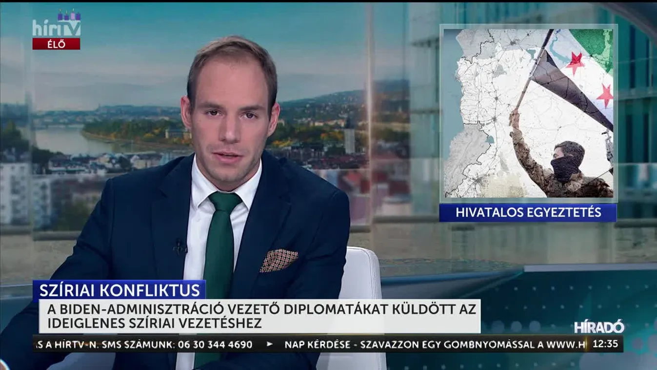 A BIDEN-ADMINISZTRÁCIÓ VEZETŐ DIPLOMATÁKAT KÜLDÖTT AZ IDEIGLENES SZÍRIAI VEZETÉSHEZ