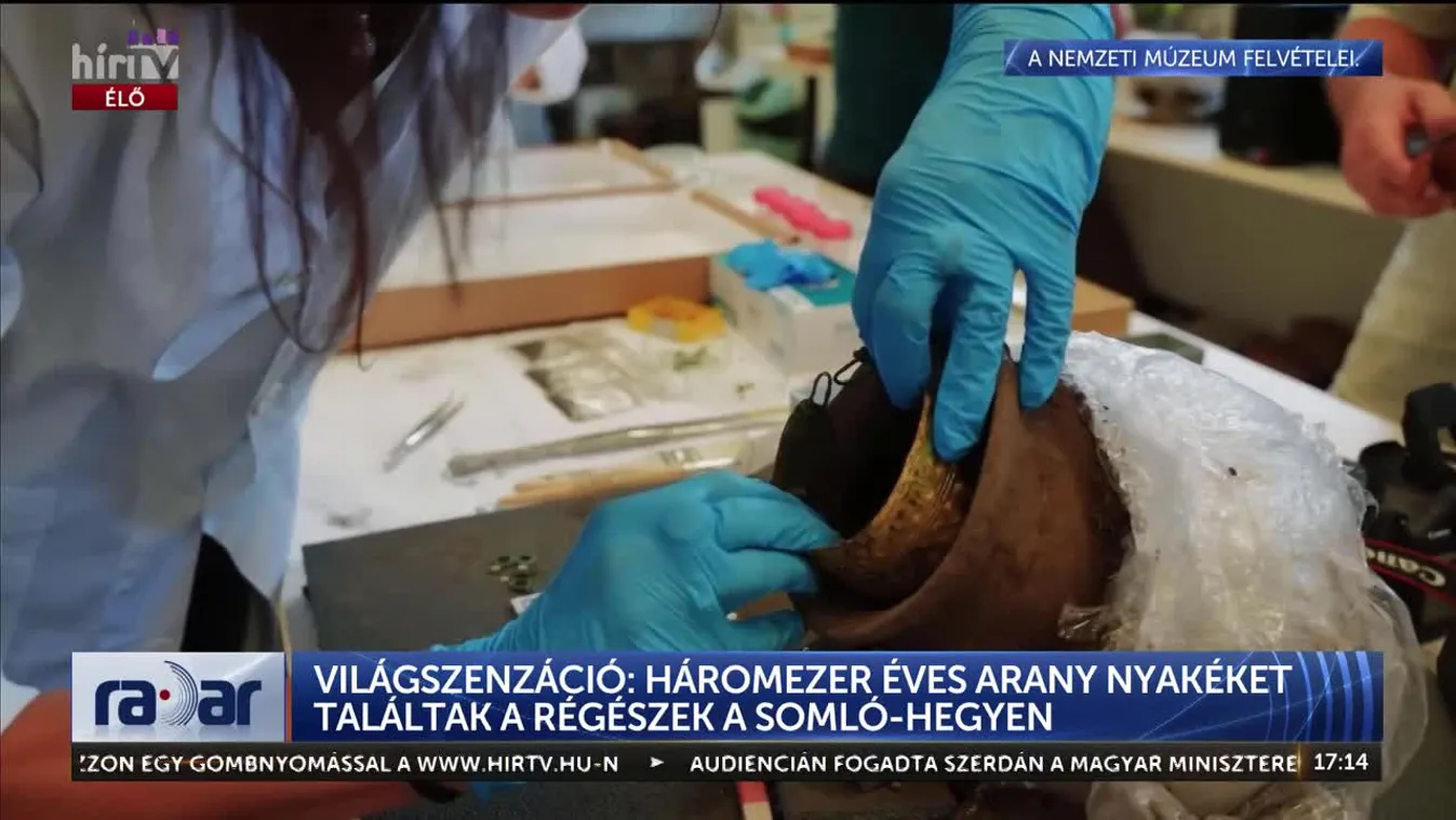 Radar - Világszenzáció: háromezer éves arany nyakéket találtak a régészek a Somló-hegyen (2024-12-04)
