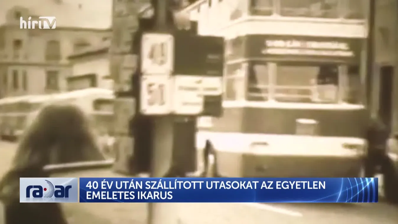 Radar - 40 év után szállított utasokat az egyetlen emeletes Ikarus
