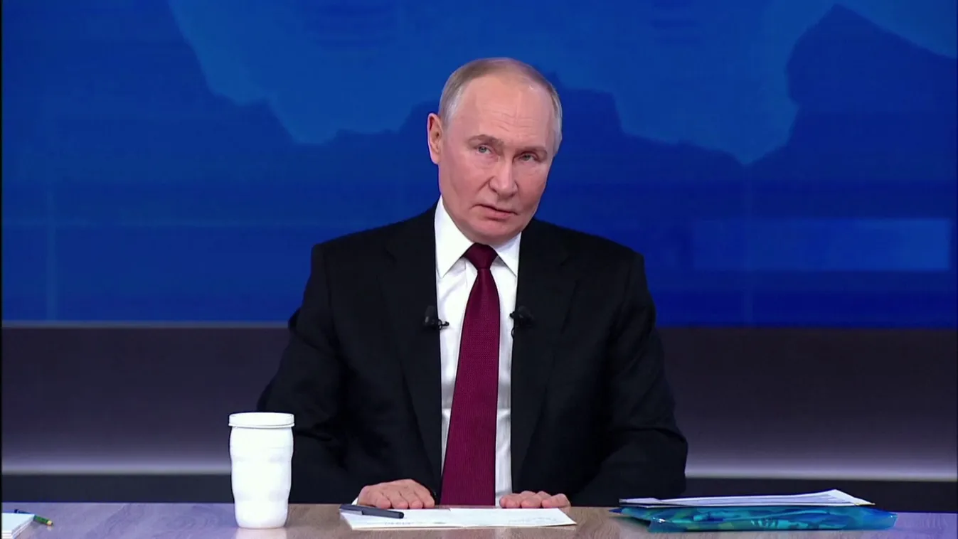 Orbán Viktorról is beszélt Vlagyimir Putyin évértékelő tájékoztatóján