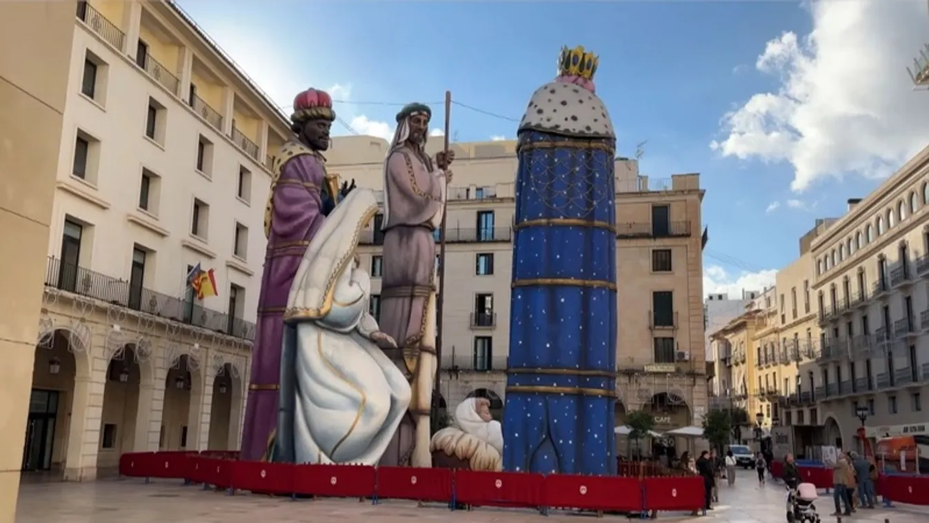 Alicantéban állították fel a legnagyobb betlehemet + videó